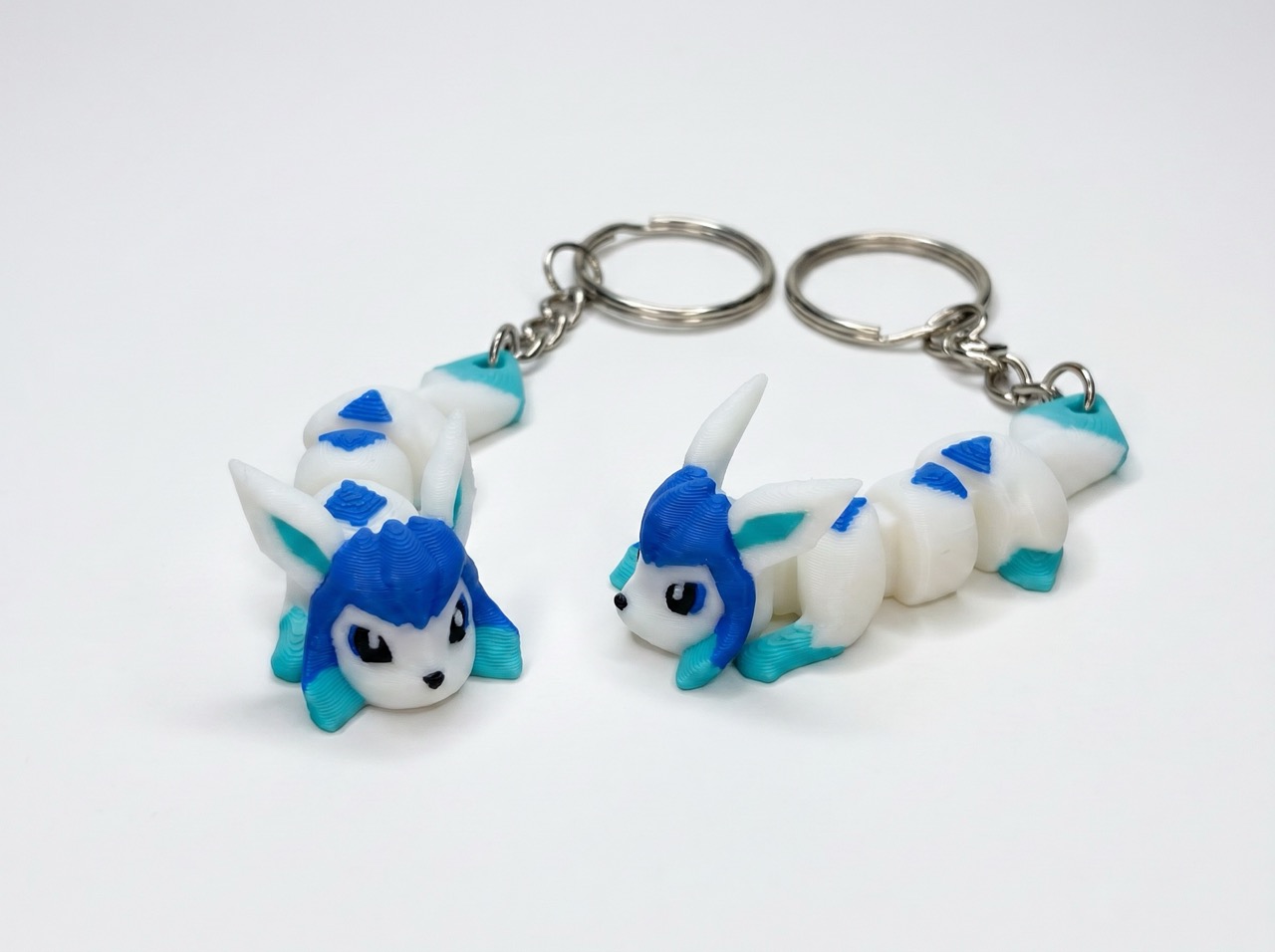3D keychain Winter dragon